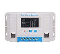 Panel controlador de carga solar PWM 10A Carcasa de ABS para el hogar Pantalla LCD MG2430Z 12V 24V Ajuste de potencia eficiente para sistemas solares domésticos