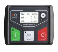 Panel controlador de generador DC30D para grupos electrógenos diesel y de gas, arranque automático/parada LCD, 128x64 retroiluminado LCD, entradas analógicas