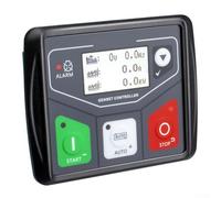 Panel controlador de generador DC30D para grupos electrógenos pequeños y de gas, parada automática con pantalla LCD, programable por USB e impermeable IP54