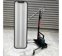 Panel de 37,4 pulgadas para reparación de abolladuras de coche, lámparas de inspección, panel de luz de reconocimiento de abolladuras, reflector cóncavo con luz, herramienta negra para reparación de