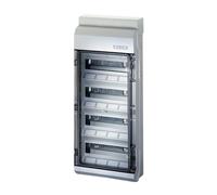 PANEL DE 48 MÓDULOS DE 4 FILAS PARA INTERRUPTORES MODULARES IP65 COLOR GRIS KV