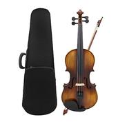 Panel De Abeto Para Violín Acústico 4/4, Violín Con Estuche, Cuerdas Para Arco, Afinador De Hombro, Accesorios De Tela Para Violín (Color : 4-4 Violin Set 2)