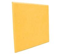 Panel de Absorción Acústica, Panel de Absorción de Sonido Engrosado con Forma Cuadrada de 11,8 X 11,8 Pulgadas, sin Herramientas Especiales, Acolchado Insonorizado para Estudio de(Naranja)