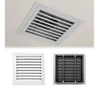Panel de acceso a rejilla de aire de retorno con rejilla de ventilación de 13.8 x 21.7 pulgadas, cubierta de ventilación de aluminio extraíble, ideal para uso en casa, oficina, hotel, uso comercial en