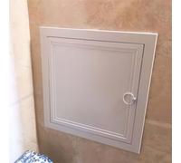 Panel de acceso a trampilla inspección metal, cubierta orificio a servicios baño, puerta revisión aluminio para cableado plomería, calefacción alarma, resistente al fuego(26x20in/66x51cm)