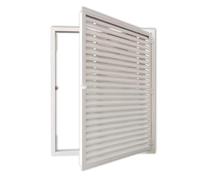 Panel de acceso blanco - Cubierta de puerta de servicio de inspección de aluminio paneles yeso, gabinete de cubierta de caja de fusibles de puerta de panel acceso resistente al fuego(24x48in/61x122cm)