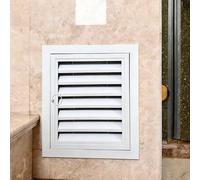 Panel de acceso con manija de anillo，puerta de acceso cuadrada empotrada escotilla de inspección resistente a la corrosión，puerta de revisión cubierta de orificio de pared metálica(24x44in/61x112cm)