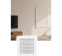 Panel de acceso con persiana tipo bisagra, puerta de acceso HVAC blanca for fácil mantenimiento en techos y paredes, 1 Uds.(406x559mm)