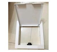 Panel de acceso con pestillo táctil, puerta de ático de aleación de aluminio duradera con mecanismo de clic, escotilla de inspección de paneles de yeso, tapa de agujero de pared fácil de abrir/cerrar
