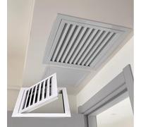 Panel de acceso con rejilla for techo de yeso, puerta de acceso metálica de 45 cm con ventilación, fácil instalación for pared.(35x50cm)