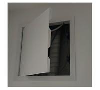 Panel de acceso cuadrado para techo y pared, placa de escotilla blanca de 19 x 19 pulgadas, cubierta oculta para válvulas de acceso al suelo e inspección de caja de fusibles