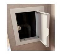 Panel de acceso de 4 6 8 10 20 30 40 pulgadas for paneles de yeso, puerta de panel de acceso de metal con interruptor magnético, trampilla de inspección pared(White,20x30in)