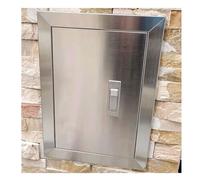 Panel de acceso de acero inoxidable 304, cubierta de placa de pared para cocina/baño/restaurante, puerta de acceso integrada de 10/20/30 pulgadas con interruptor de presión para abrir para un fácil