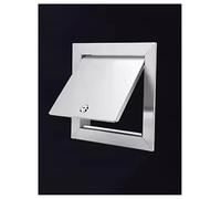 Panel de acceso de acero inoxidable con cerradura, cubierta de inspección para pared y techo, ideal para puerta de servicio eléctrico y fontanería para un fácil acceso y mantenimiento