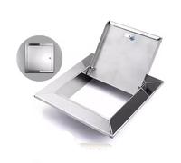 Panel de acceso de acero inoxidable con cerradura giratoria | Trampilla de acceso impermeable y resistente a la corrosión for uso en interiores y exteriores(91.4x101.6cm)