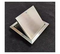 Panel de acceso de acero inoxidable con cerradura | Puerta de inspección con cerradura giratoria for un fácil mantenimiento(12x18in)