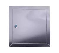 Panel de acceso de acero inoxidable duradero con cerradura giratoria | Uso versátil for facilitar el acceso e inspección(101.6x101.6cm)