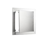 Panel de acceso de acero inoxidable para cocina al aire libre, puerta de acceso con resorte de 17.2 x 17.2 pulgadas para barbacoa, fontanería y electricidad, fácil instalación, duradero y resistente a