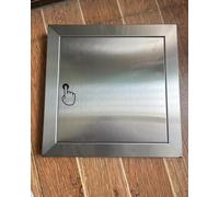 Panel de acceso de acero inoxidable para fontanería de pared y paneles de yeso, puerta magnética de gabinete para isla de barbacoa y eje de servicio al aire libre