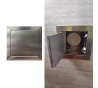 Panel de Acceso de Acero Inoxidable para Montaje en Superficie, Tapa de Orificio para Pared o Techo para Cables eléctricos Ocultos, Puerta de Acceso para Caja de Apertura Interior y Exterior