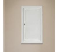 Panel de Acceso de Aluminio con Manija Giratoria para Pared de Yeso, Puerta de Acceso de Metal para Fontanería, Trampilla de Mantenimiento para Electricidad y HVAC(W50xH111cm)