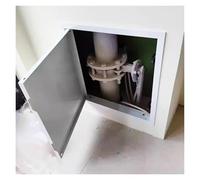 Panel de acceso de aluminio con pestillo táctil, montaje empotrado para fontanería y electricidad, varios colores, varios tamaños (10 x 12 cm), duradero y versátil