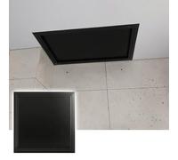 Panel de acceso de aluminio for paneles de yeso - Trampilla de inspección empotrada negra for áticos y paredes(250x250mm)
