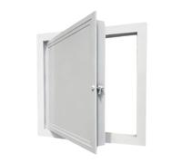 Panel de Acceso de Aluminio para Pared de Drywall, Puerta de Inspección con Cierre de Tornillo Giratorio, Tapa de Registro para Fontanería y Electricidad, Profundidad 3,5cm(W50xH62cm)