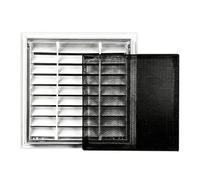 Panel de Acceso de Aluminio Para Paredes, Panel de Acceso con Rejilla para Pared y Techo, Cubierta de Ventilación para Mantenimiento y Puerta de Servicio(50 * 50cm/19.7 * 19.7in)