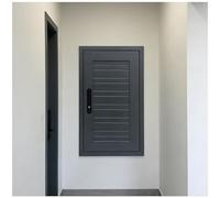 Panel de Acceso de Aluminio, Puerta de Inspección Insonorizada con Cerradura de Llave y Manija, Panel de Doble Capa para Pared, Fontanería y Electricidad(Gray,W30xH50cm)