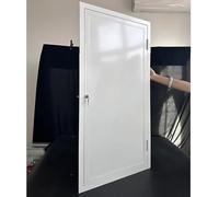 Panel de Acceso de Aluminio Resistente con Cerradura, Puerta de ático Oculta para fontanería, Alarma eléctrica, calefacción, trampilla de Acceso con Tapa para Paneles de Yeso (anch
