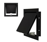 Panel de acceso de empuje para abrir, panel de acceso de aleación de aluminio, escotilla de inspección de interruptor magnético, puerta de acceso rectangular de repuesto para loft, puerta de orificio