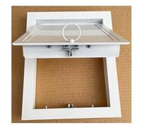Panel de acceso de metal blanco de 6 x 6", 20 x 20" para fontanería, electricidad, climatización, paneles de yeso, cubierta para orificios en paredes de baños(61x61cm/24x24in)