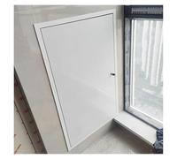 Panel de acceso de metal con cerradura para cajas de fusibles y fontanería, 35 x 50 cm, puerta de acceso para tuberías y cableado, solución de acceso duradera y segura