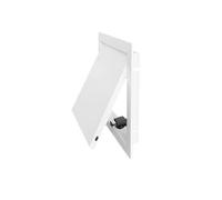 Panel de acceso de metal con puerta de ático abierta con clic para techo, cubierta de agujero de pared para fontanería, cajas de medidor y acceso de servicio