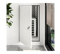 Panel de acceso de metal empotrado universal for paneles de yeso, cubierta escotilla pared/puerta acceso a ático resistente al fuego con pestillo destornillador(38x91.4cm/15x36in)