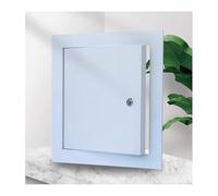Panel de acceso de metal resistente con cerradura para paneles de yeso y techo, puerta de servicio de 55 x 55 cm, para electricidad, fontanería, cubierta de agujero de pared duradera