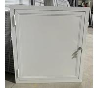 Panel de acceso de metal resistente con pestillo de llave para fontanería oculta y cables, solución de puerta de ático de techo de pared