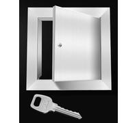Panel de Acceso de Pared de Acero Inoxidable para Paneles de Yeso, con Cerradura y Clip, Tapa de inspección de plomería de 12 x 12 x 24 x 24, Caja de interruptores para Panel eléct