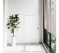 Panel de acceso de pared de aluminio bloqueable for paneles de yeso, for inspección y mantenimiento de plomería, seguro y fácil de usar, 1 ud.(White,30x40inch)