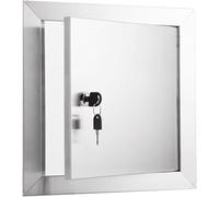 Panel de acceso de pared de metal con cerradura, de 10 x 10 a 24 x 24 pulgadas, escotilla de yeso para una fácil inspección de cables y electricidad, cubierta duradera para espacios de ático (50 x 80