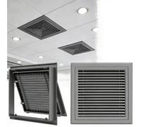 Panel de acceso de rejilla de aire de retorno con malla de filtro extraíble, cubierta de ventilación gris para una fácil instalación, rejilla de retorno de CA para sistema de admisión de aire frío de