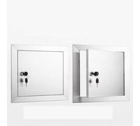 Panel de acceso de techo de pared de metal, puerta de acceso al ático con pestillo de llave, puerta de acceso oculta para fontanería, diseño de giro derecho para una fácil instalación y mantenimiento