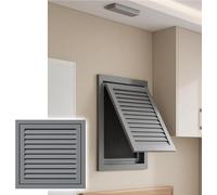 Panel de acceso de ventilación a dos aguas con pantalla de filtro - Ventilación duradera con rejilla de montaje en pared for hoteles y apartamentos - Aluminio gris(760x910mm)
