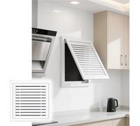 Panel de acceso de ventilación con rejilla y pantalla de filtro, puerta de servicio de aleación de aluminio blanca, 1 unidad(560x710mm)