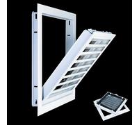 Panel de Acceso Decorativo con Rejilla y Malla extraíble - Cubierta de ventilación para Pared y Techo para facilitar la inspección de la Puerta de Servicio y la trampilla del desván - Filtro