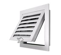 Panel de acceso, escotilla de pestillo táctil ventilada con pantalla extraíble y tornillo, se adapta a aberturas de 6 a 34 pulgadas, ideal para inspecciones