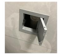 Panel de acceso for paneles de yeso de aluminio gris, negro y blanco - Trampilla de inspección de montaje empotrado(Gray,33x33cm)