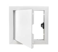 Panel de Acceso for Plomería, Puerta Contador Agua con Marco de Aluminio y Placa Galvanizada for Edificios Comerciales, Residenciales(300 * 300mm)