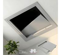 Panel de Acceso Impermeable, Tapa de Inspección para Paneles de Yeso, Techo, Puerta de Inspección para Tuberías y Cables Eléctricos y Cableado, Tapa de Revisión Metálica Empotrado(Gris,400x450 mm)